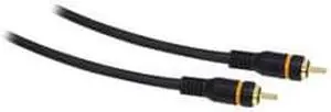 High Quality Digital Coaxial Audio Cable, RCA Male, Gold-plated Connectors, 25 foot