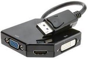 DisplayPort to HDMI, VGA or DVI, 3-IN-1 Adapter