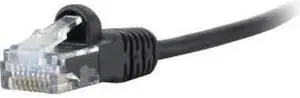 Comprehensive MicroFlex Pro AV/IT CAT6 Snagless Patch Cable Black 3ft - Category 6 for Network Devic