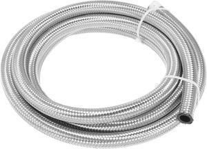 10 Ft 8AN Fuel Hose AN8 1/2" Universal Braided Stainless Steel CPE Oil Fuel Gas Line Hose