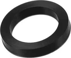 Nitrile Rubber Flat Washer 1 Inch DN25 Gasket for Wrench Type Quick Connector, Black Pack of 5