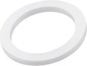 PTFE Flat Washers 24mm OD 18mm ID 2mm Thick Flange Gasket, White Pack of 20