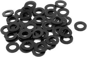 50pcs Plastic Spacer Flat Nylon Standoff Washer Insulation M6 x 12mm x 1.5mm