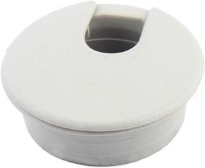 Computer Desk Grommet Cable Hole Cover 34mm Light Gray