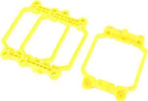 Global Bargains 3 Pcs CPU Cooler Retention Mount Holder Bracket  Yellw for AMD AM2  940