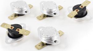 Unique Bargains 5 Pcs KSD301 Temperature Control Switch Thermostat 95 Celsius 203F NC