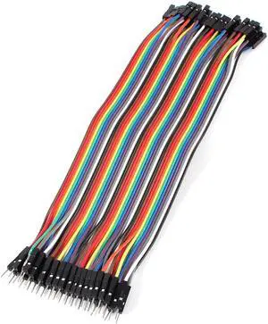 Jumper Wire Cable Male to Female Connector 40Pin 21cm Length Assorted Color
