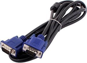 Unique Bargains 3 Meter Black VGA Male to Male Monitor Extension Cable Cord