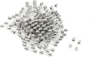 Unique Bargains 5A 250V Fast Blow Acting 5x20mm Glass Tube Fuses 100 Pcs