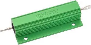 Unique Bargains Aluminum Housed Chassis Mounted 100W 50 Ohm Wirewound Resistor