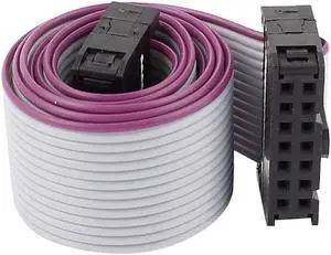 Unique Bargains IDC 14-Pin Female to Female Connector Hard Driver Date Wire Flat Ribbon Cable