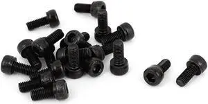 Unique Bargains M3 x 7mm Alloy Steel Hex Bolt Socket Head Cap Screws Black 20 Pcs