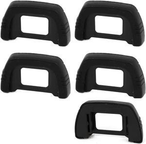 Unique Bargains 5 Pcs Camera Lens Cap Rubber Eyecup DK-21 for Nikon D7000 D90 D600 D200 DSLR