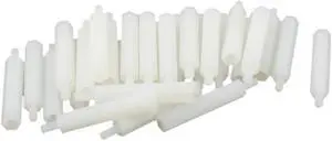 30Pcs M3 30mm+6mm Female-Male White Nylon Hex PCB Stand-Off Pillar Screw Spacer