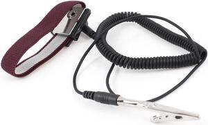 Adjustable PU Grounding Bracelet Anti Static Antistatic ESD Wrist Band Straps