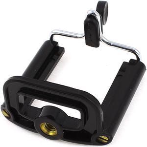 Unique Bargains Universal Bracket Stand Tripod Mount Adapter Holder Black for Smartphone Camera