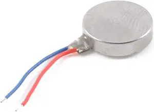 Unique Bargains 3VDC 70mA 9000+/-2000RPM Two Leads 10mm x 3mm Coin Mobile Phone Vibration Motor