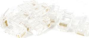 Unique Bargains RJ45 Cat5 8P8C Modular Plug Network Cable Connectors 10 Pcs