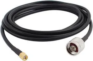 6.6ft RG58 N Type Male to RP-SMA Female Connector Antenna Pigtail Cable