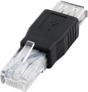 Unique BargainsUSB 2.0 Female to RJ45 Male Ethernet Adapter Converter Connector