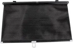 49" x 19.6" Retractable Car Side Window Sun Shade Roller Protector Black