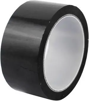 50mm Single Sided Strong Self Adhesive Mylar Tape 50M Length Retardant Black