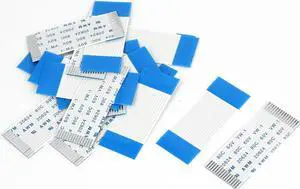 Unique Bargains 20pcs 1.0mm Pitch 15 Pin Flexible Flat Ribbon Cable FPC FFC Connect Wire 40mm