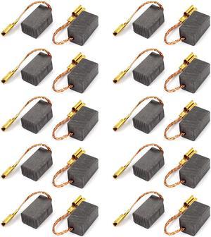 Unique Bargains 20 Pcs Electric Drill Motor Power Tool Carbon Brushes 13mm x 8mm x 6mm