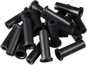 20pcs 10-6mm PVC Strain Relief Cord Boot Protector 39mm for Power Tool Black