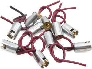 10pcs BA9S LED Bulb Car Vehicle Door Dome Panel Light Socket Holder Connector