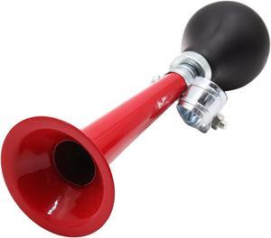 Bicycle Bike Red Air Horn Hooter Bugle Squeeze Rubber Bulb Trumpet Bell