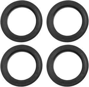 4pcs Black Plastic Car Wheel Bore Center Collar Hub Centric Ring 73.1-56.6mm