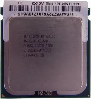 Intel XEON 1.33 Ghz E3113 LGA771 CPU processor SLBAX