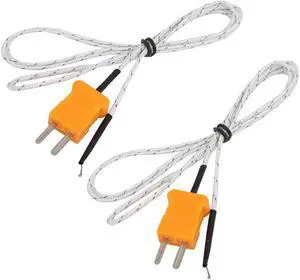 2 Pieces 90cm Cable Length K Type Thermocouple Probe Temperature Sensor -50-200C 2 Pieces 90cm Cable Length K Type Thermocouple Probe Temperature Sensor -50-200C