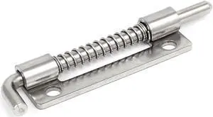 85mmx18mm 304 Stainless Steel Left Hand Spring Loaded Barrel Bolt Latch