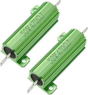 Unique Bargains 50W 470 Ohm Aluminium Housing Chassis Mount Wirewound Power Resistor Green 2pcs Unique Bargains 50W 470 Ohm Aluminium Housing Chassis Mount Wirewound Power Resistor Green 2pcs