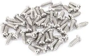 50pcs M2.5 x 8mm Stainless Steel Cross pan Head Self Tapping Screws Bolts