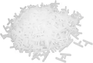 Wall Floor Ceramic Tile Plastic T Type Spacer Tiling Tool 3mm White 500pcs