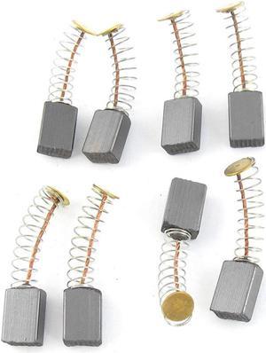 4 Pairs Spare Parts Carbon Brushes for Generic Electric Motor 0.5" x 0.3" x 0.2"