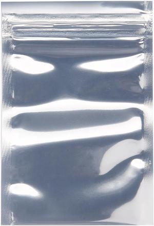 100PCS 3.2"x4.7" 80x120mm Anti-Static Zip Lock Shielding Bags f Elec Device HDD