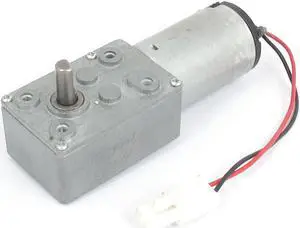 Unique Bargains DC 12V 10RPM 6mm Shaft High Torque Turbine Worm Gear Box Reduction Motor