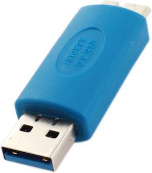 Unique Bargains Super Speed USB 3.0 Type A Male to Micro B Male Connecting Converter Blue