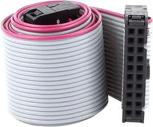 48cm 20-Pin 20 Way 2.54mm Pitch Female to Female IDC Extension Flat Ribbon Cable