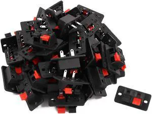 Single Row 2 Positions Speaker Terminal Plate Board 50 Pcs