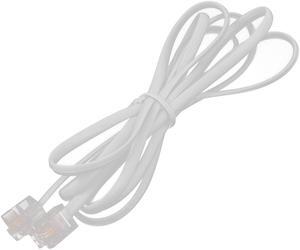 Unique Bargains Male to Male 6P2C RJ11 Telephone Modems Cable Wire Line 1.5M