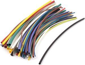 55Pcs 2:1 Heat Shrink Tube Wire Wrap Assortment Tubing Sleeve Kit 1mm-5mm 5 Size