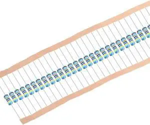 1/2 Watt 470K Ohm Metal Film Resistors 0.5W 1% Tolerances 5 Color Bands 100 Pcs