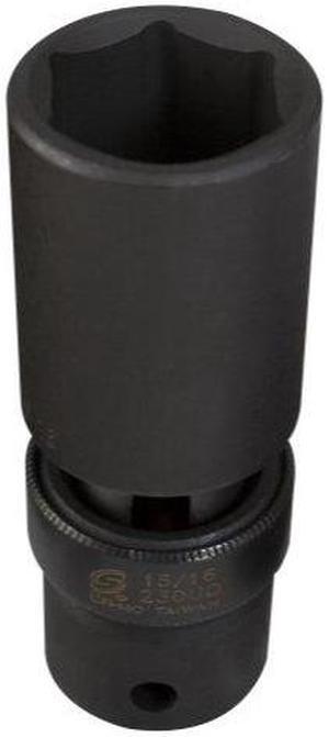 Sunex Tools 1/2" Dr. 15/16" Universal Deep Impact Socket