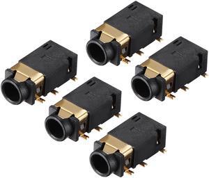 3.5 mm Audio Jack Connector PCB Mount Female Socket 6 Pin PJ-311D/PJ-342B 5pcs