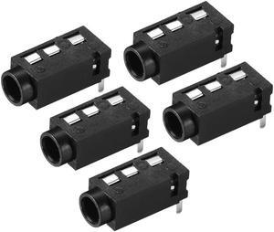 3.5 mm Audio Jack Connector PCB Mount Female Socket 4 Pin PJ-320A 5pcs